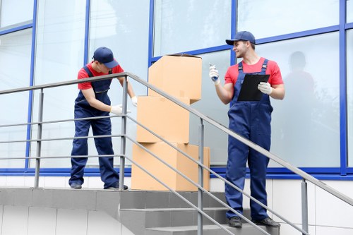 Business stock stored safely using mobile storage