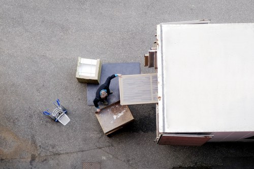 Person using accessible storage website on a laptop
