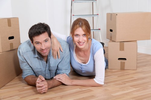 Family belongings neatly stored in a secure Upminster unit